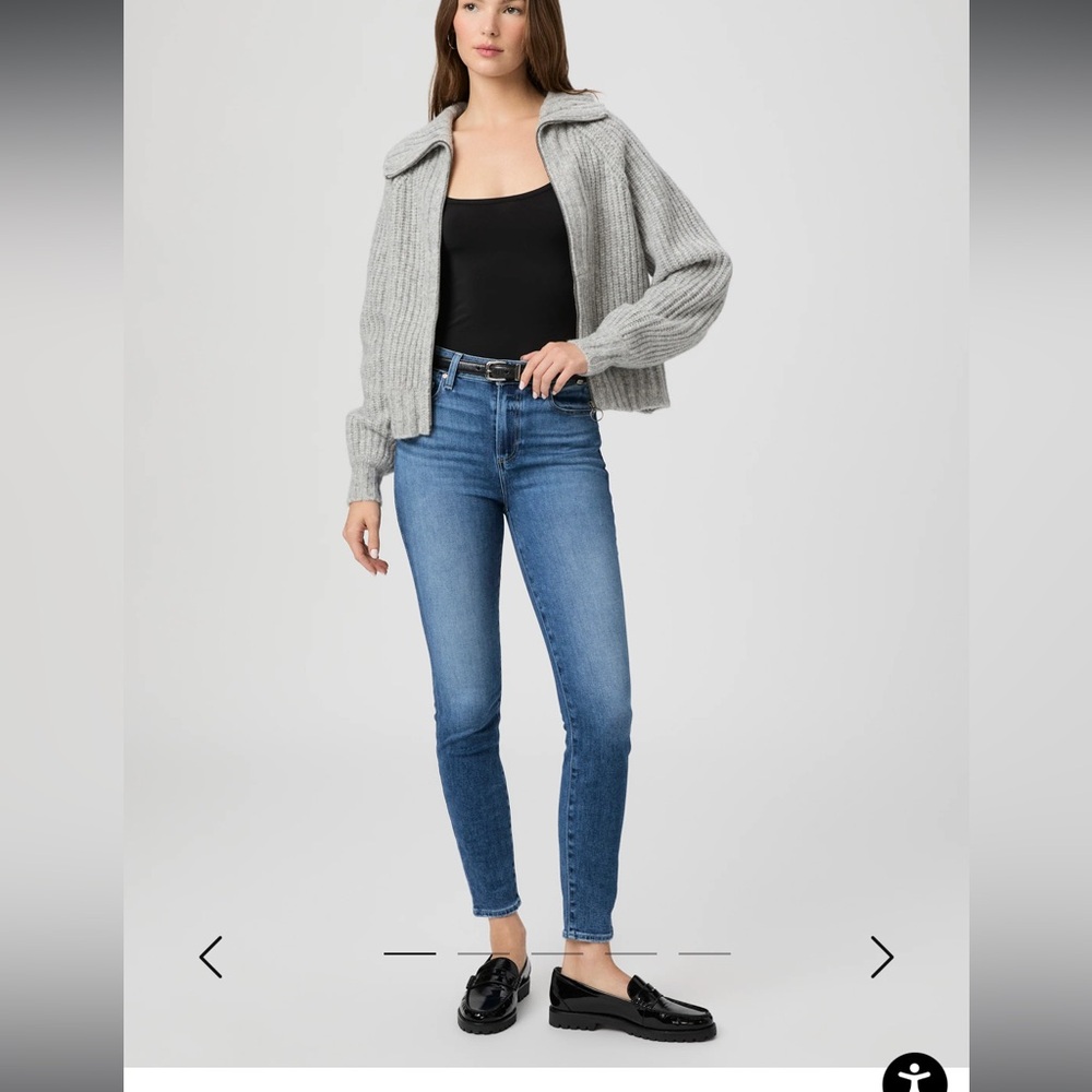 PAIGE Hoxton Ankle Skinny Jean (25 Womens)